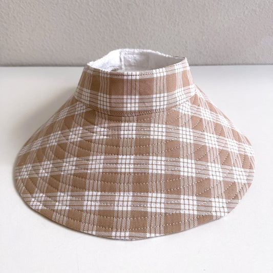 Tan Palaka Wide Brim Visor