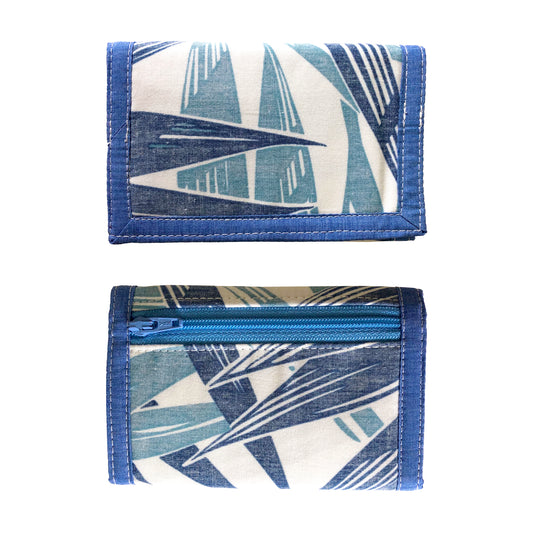 Aloha Shirt Trifold Velcro Wallet